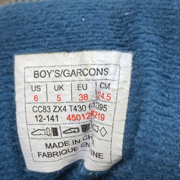 THE NORTH FACE Kids' Storm WP Hiking Boots Brown 6 - Picture 7 of 7